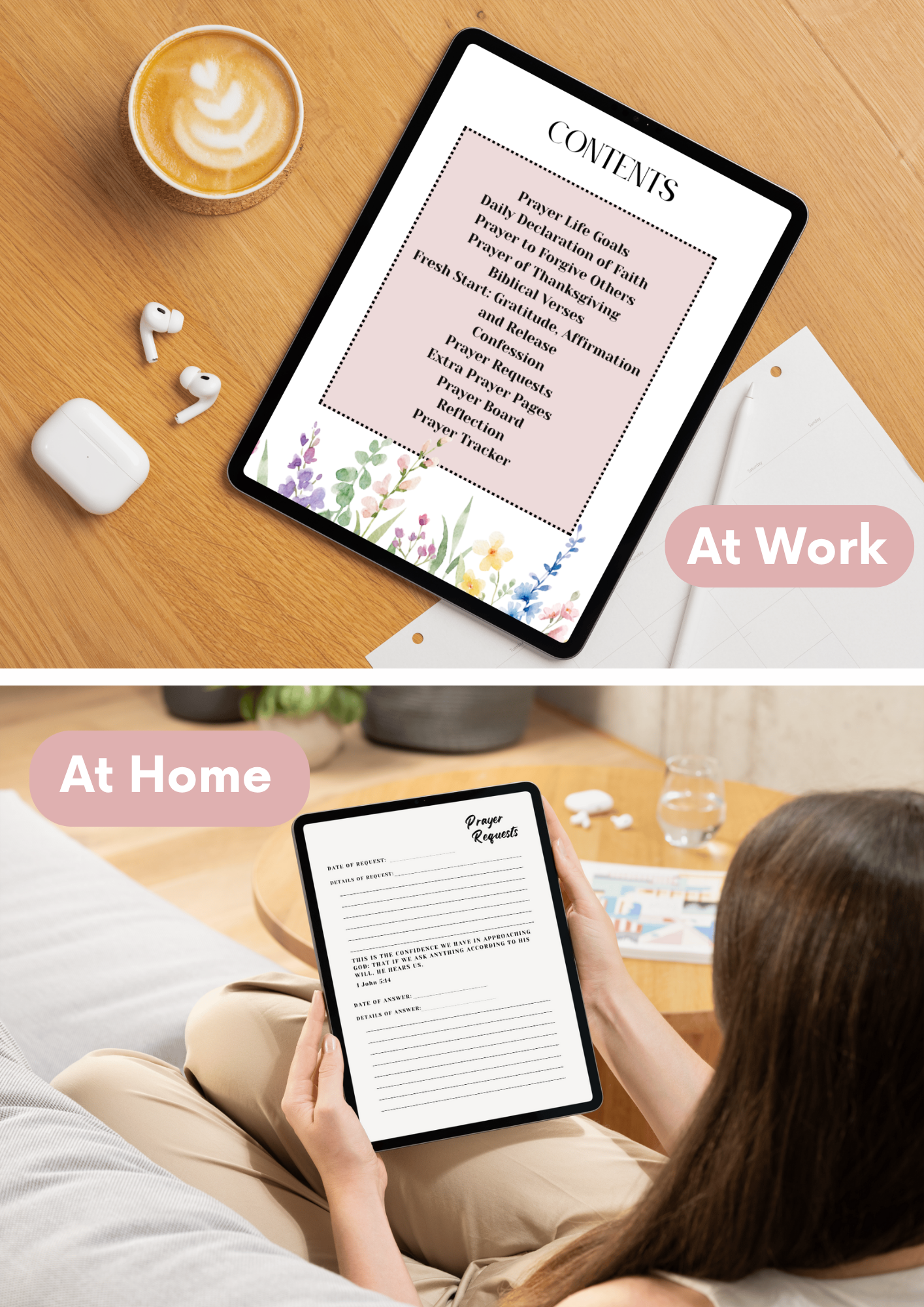 New Bloom DIGITAL Prayer Journal — A Guided 12-Week Journey to Healing, Faith & Prayerful Growth