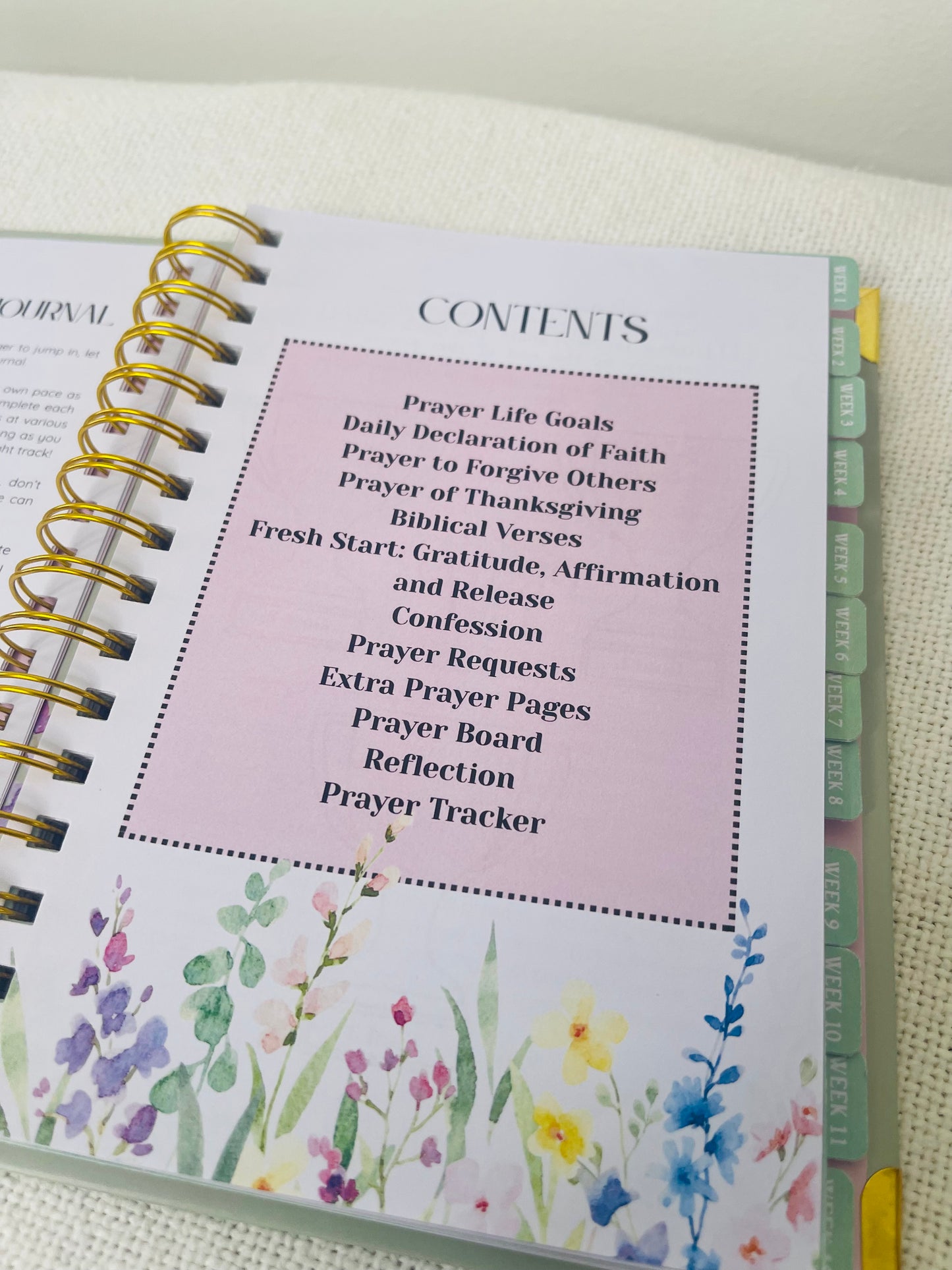 New Bloom Prayer Journal — A Guided 12-Week Journey to Healing, Faith & Prayerful Growth